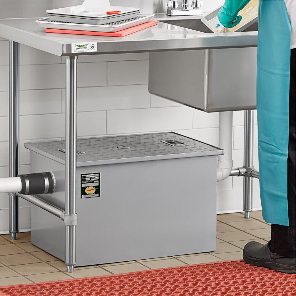 Bể Tách Mỡ Inox 304 – 500L 3 Ngăn