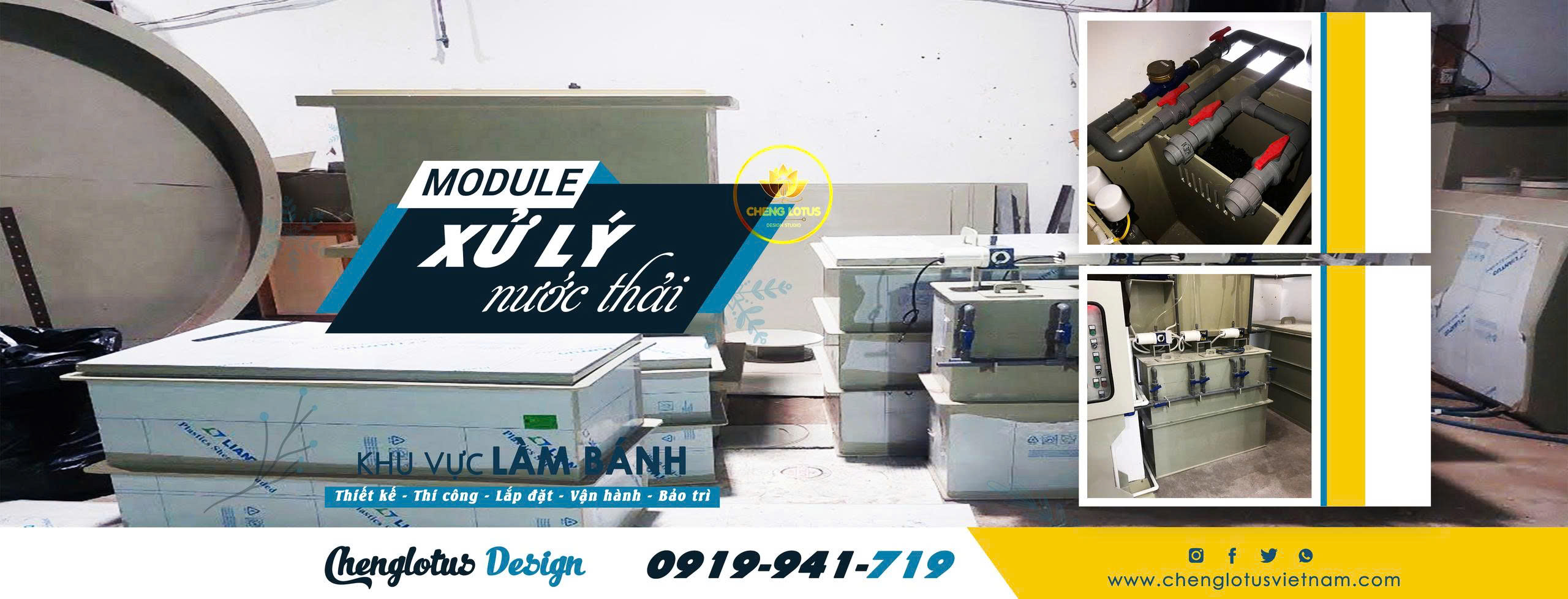Gia công bể xử lý nước thải hoá chất bằng nhựa PP
