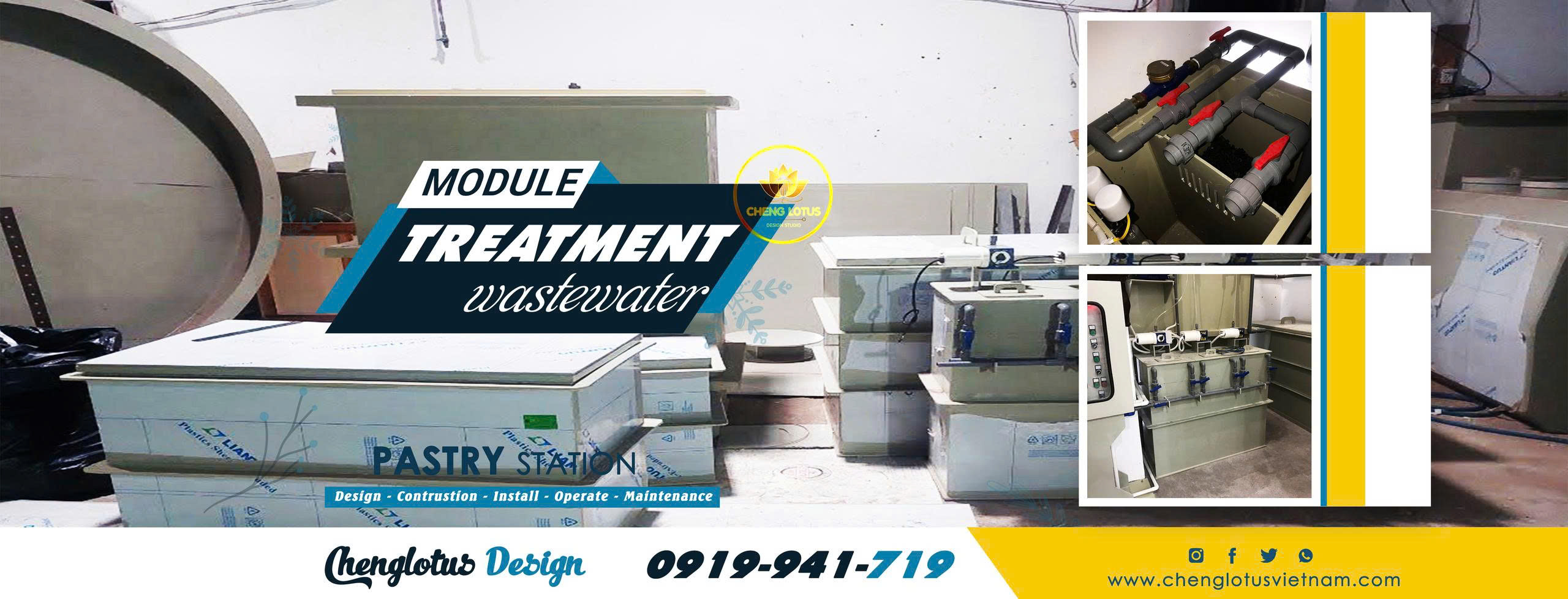 Gia công bể xử lý nước thải hoá chất bằng nhựa PP